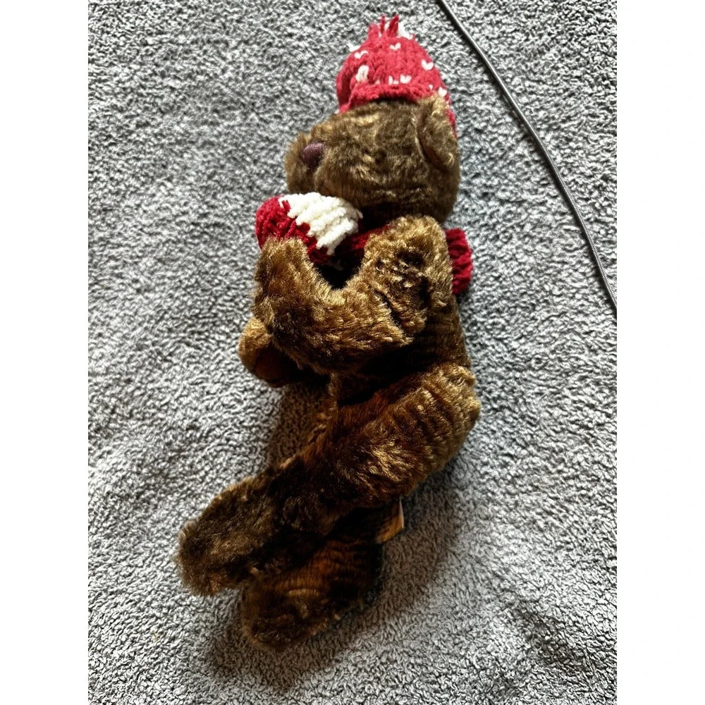 Terry's Village Christmas Bear Plush Item 95/187 Scarf‎ And Hat